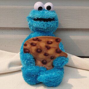 2020 Sesame Street Cookie Monster Peekaboo Talking Plush Hasbro 13" Toy Moving